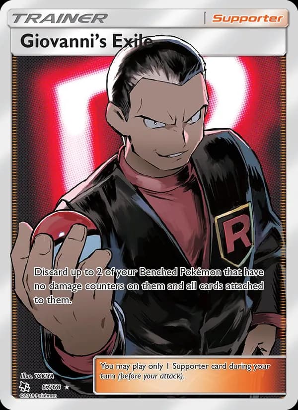 Giovanni’s Exile — Hidden Fates, Ultra Rare