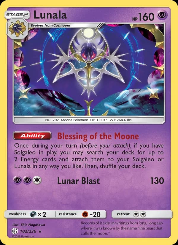 Lunala — Cosmic Eclipse, Rare