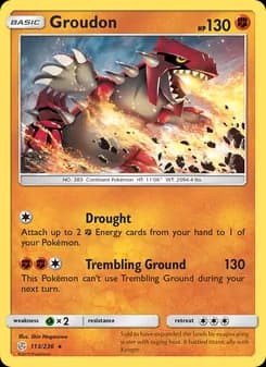 Groudon — Cosmic Eclipse — Rare