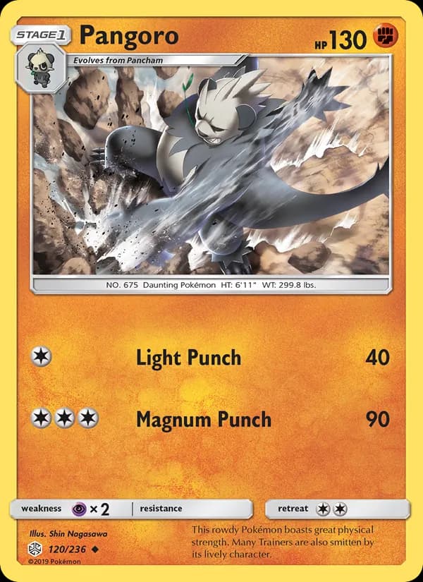 Pangoro — Cosmic Eclipse, Uncommon
