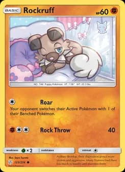 Rockruff — Cosmic Eclipse — Common