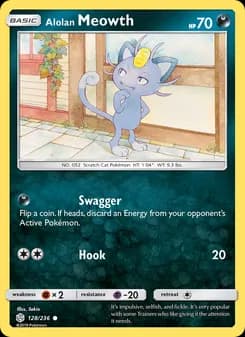 Alolan Meowth — Cosmic Eclipse — Common