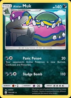 Alolan Muk — Cosmic Eclipse — Rare