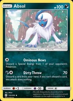 Absol — Cosmic Eclipse — Uncommon