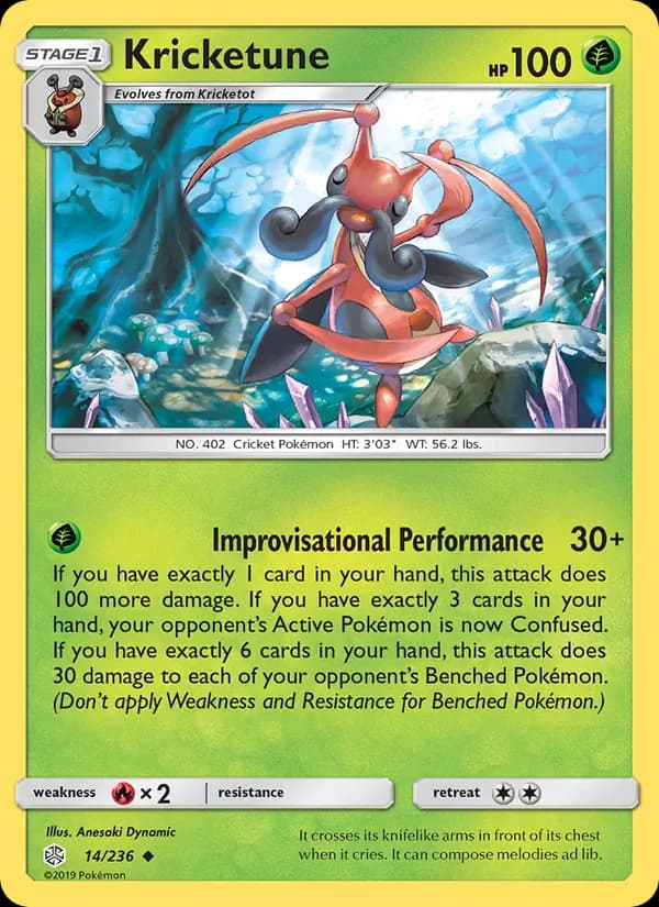 Kricketune — Cosmic Eclipse, Uncommon