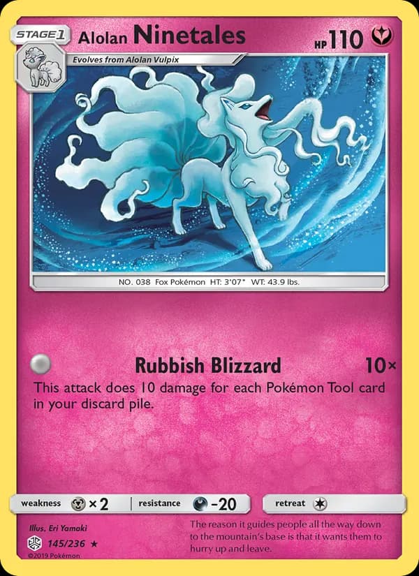 Alolan Ninetales — Cosmic Eclipse, Rare