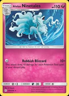 Alolan Ninetales — Cosmic Eclipse — Rare