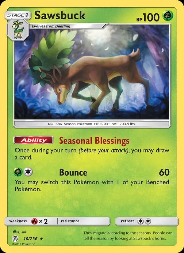 Sawsbuck — Cosmic Eclipse, Rare