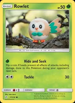 Rowlet — Cosmic Eclipse — Common