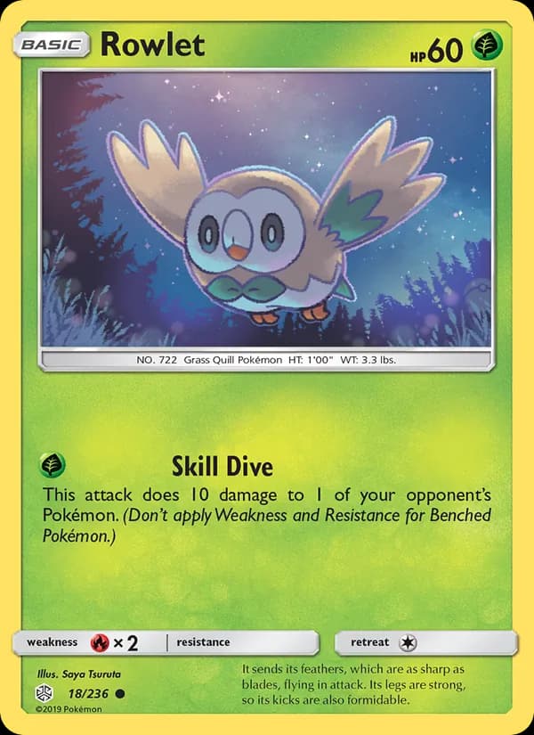Rowlet — Cosmic Eclipse, Common