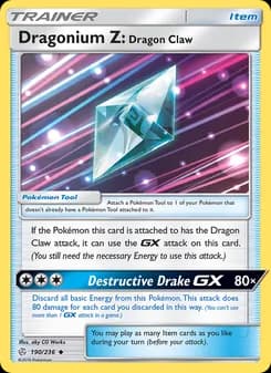 Dragonium Z: Dragon Claw — Cosmic Eclipse — Uncommon