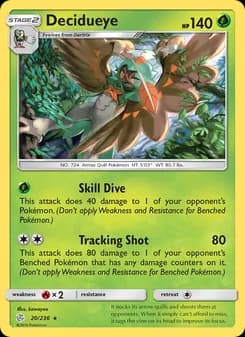 Decidueye — Cosmic Eclipse — Rare
