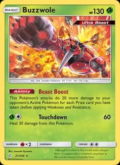 Buzzwole — Cosmic Eclipse — Rare
