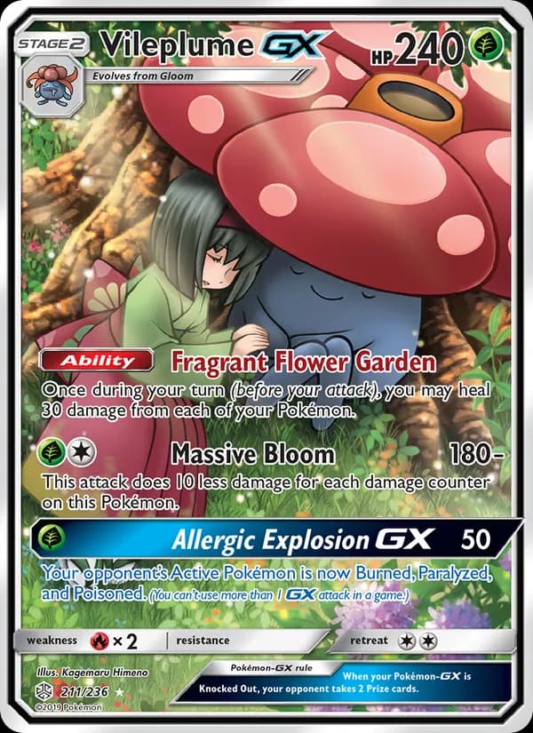 Vileplume GX — Cosmic Eclipse, Ultra Rare