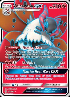 Volcarona GX — Cosmic Eclipse — Ultra Rare