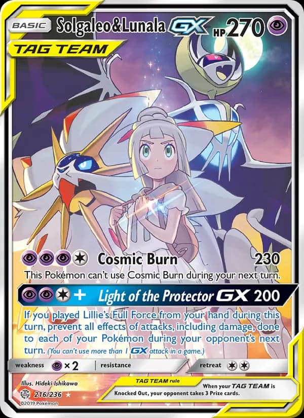 Solgaleo & Lunala GX — Cosmic Eclipse, Ultra Rare