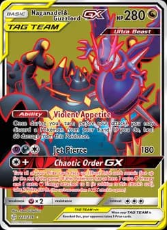 Naganadel & Guzzlord GX — Cosmic Eclipse — Ultra Rare