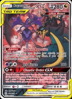 Naganadel & Guzzlord GX — Cosmic Eclipse — Ultra Rare