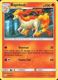 Rapidash — Cosmic Eclipse — Uncommon