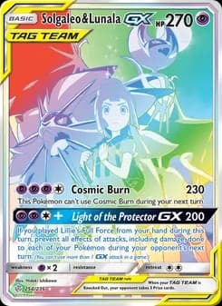 Solgaleo & Lunala GX — Cosmic Eclipse — Secret Rare
