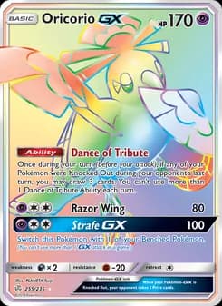 Oricorio GX — Cosmic Eclipse — Secret Rare