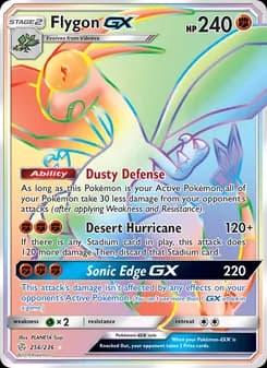 Flygon GX — Cosmic Eclipse — Secret Rare