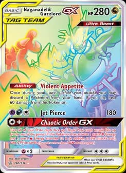 Naganadel & Guzzlord GX — Cosmic Eclipse — Secret Rare