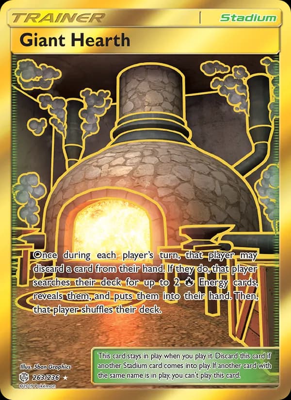 Giant Hearth — Cosmic Eclipse, Secret Rare
