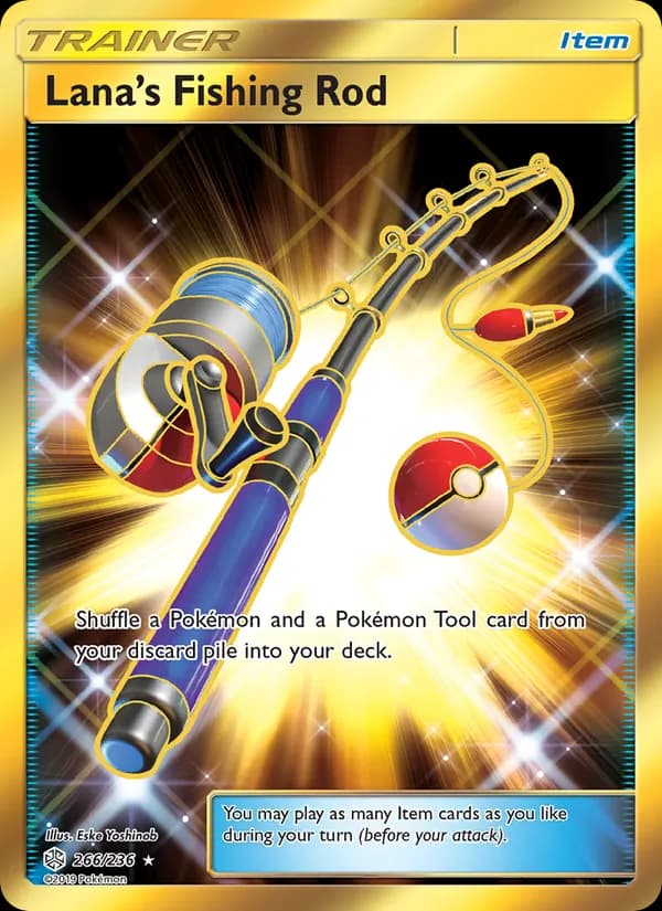 Lana’s Fishing Rod — Cosmic Eclipse, Secret Rare