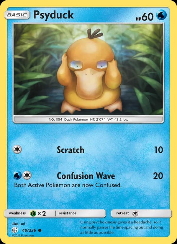 Psyduck — Cosmic Eclipse, Common