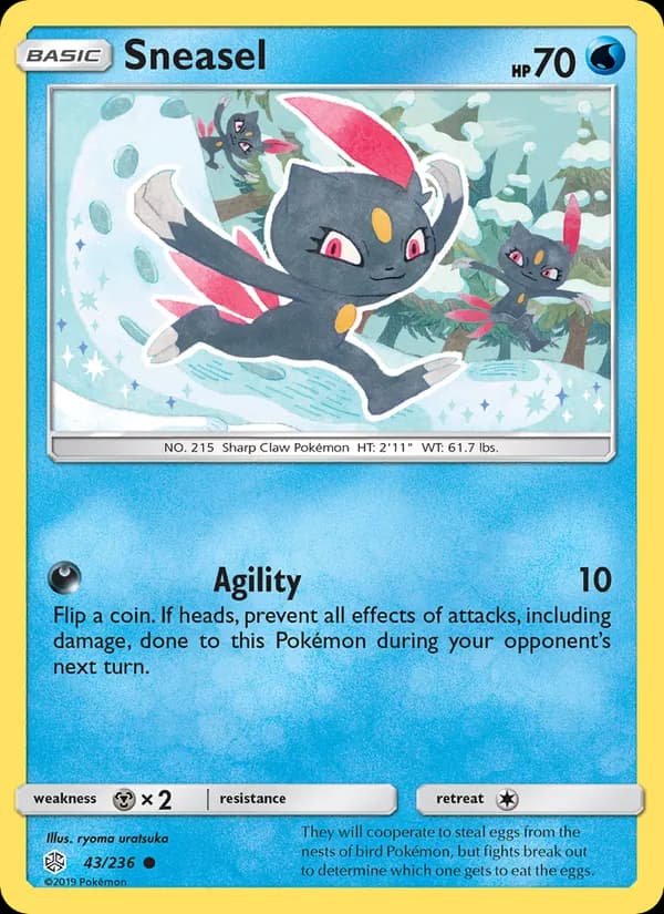 Sneasel — Cosmic Eclipse, Common