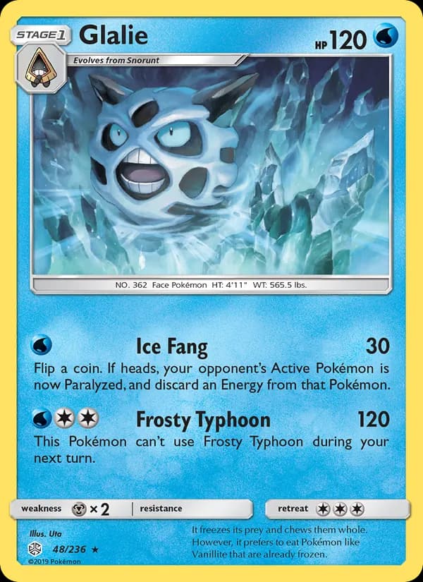 Glalie — Cosmic Eclipse, Rare