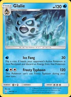 Glalie — Cosmic Eclipse — Rare