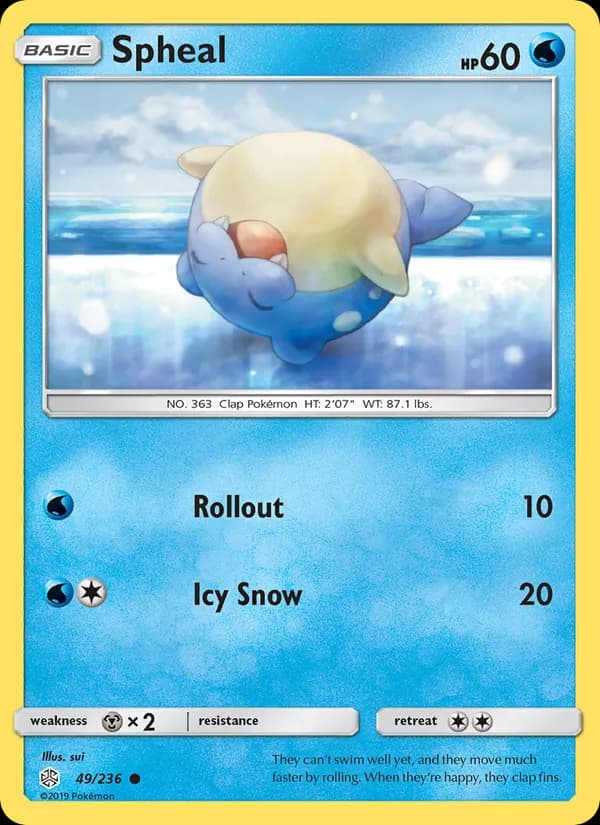 Spheal — Cosmic Eclipse, Common