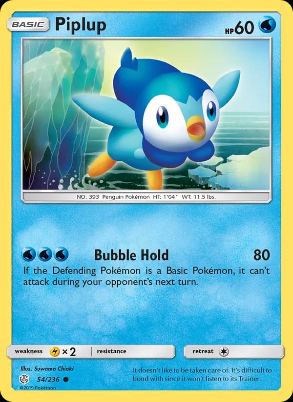 Piplup — Cosmic Eclipse, Common