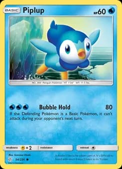 Piplup — Cosmic Eclipse — Common