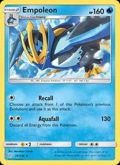 Empoleon — Cosmic Eclipse — Rare
