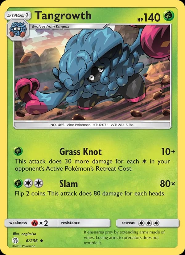 Tangrowth — Cosmic Eclipse, Uncommon