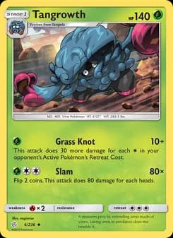 Tangrowth — Cosmic Eclipse — Uncommon
