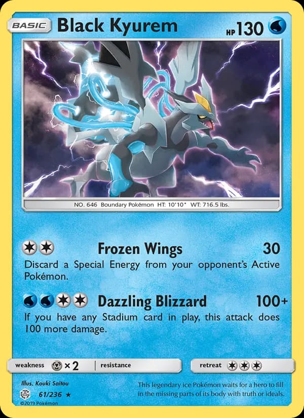 Black Kyurem — Cosmic Eclipse, Rare