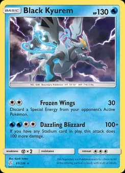 Black Kyurem — Cosmic Eclipse — Rare