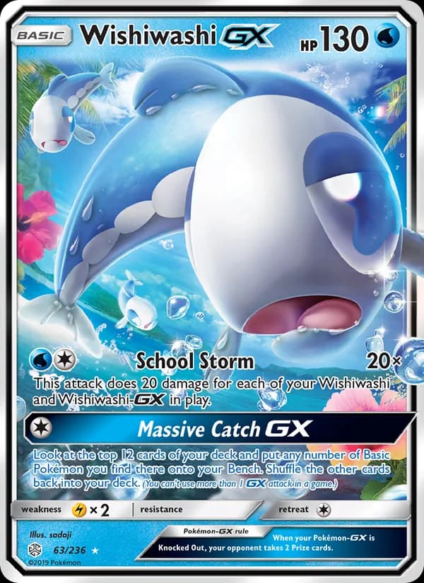 Wishiwashi GX — Cosmic Eclipse, Ultra Rare