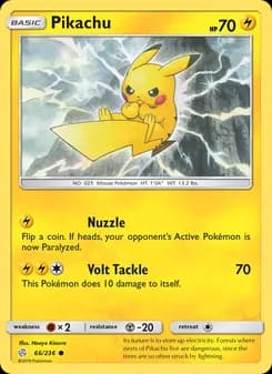 Pikachu — Cosmic Eclipse — Common