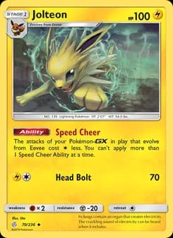 Jolteon — Cosmic Eclipse — Uncommon