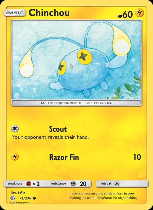 Chinchou — Cosmic Eclipse, Common