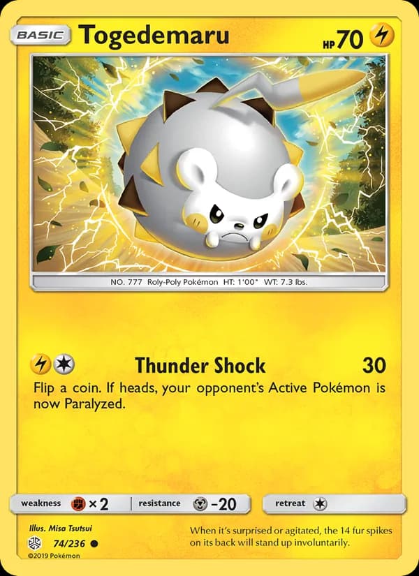 Togedemaru — Cosmic Eclipse, Common