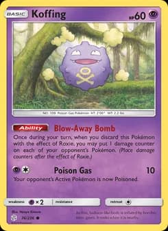 Koffing — Cosmic Eclipse — Common
