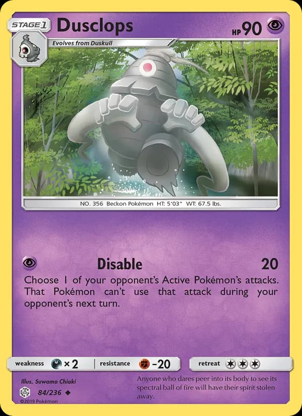 Dusclops — Cosmic Eclipse, Uncommon