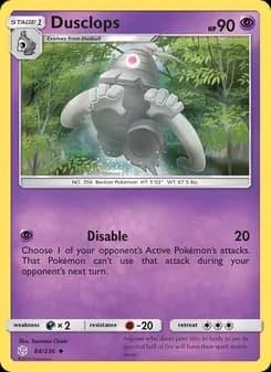 Dusclops — Cosmic Eclipse — Uncommon
