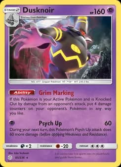Dusknoir — Cosmic Eclipse — Rare